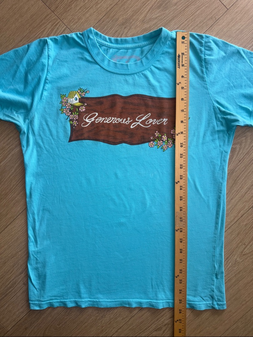 Big Bud Press Generous Lover
Tee Turquoise Blue Size S - Picture 10 of 10